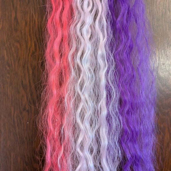 2 For $7! NWT! Capelli New York Kids Clip-In Hair Extensions - Picture 3 of 5